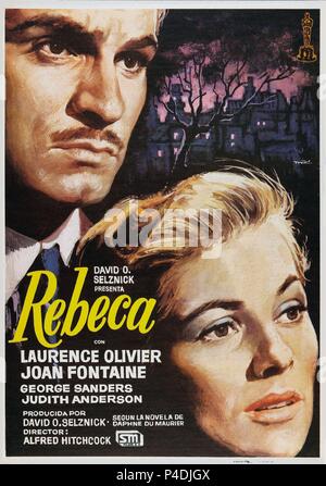 Original Film Titel: Rebecca. Englischer Titel: Rebecca. Regisseur: Alfred Hitchcock. Jahr: 1940. Credit: selznick International Pictures/Album Stockfoto