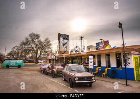 Vintage Souvenir Shop und Museum an der historischen Route 66 in Arizona Stockfoto