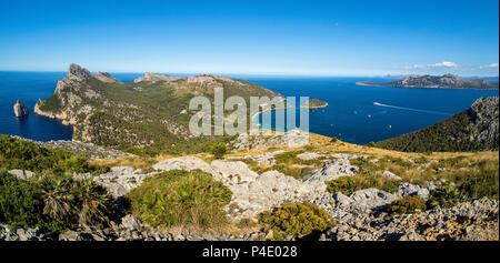 Bucht von Formentor Mallorca Spanien Stockfoto