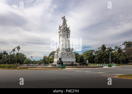 Denkmal für die Spanier (Monumento de Los Espanoles) in Palermo - Buenos Aires, Argentinien Stockfoto