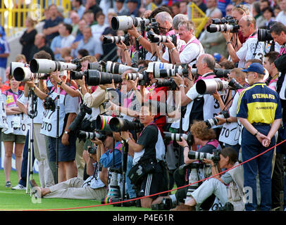 Jan Breydel Stadion, Brügge Belgien 16.06.2000, Fußball EURO 2000 Meisterschaft der Tschechischen Republik gegen Frankreich 1:2 --- Sport Fotografen Stockfoto