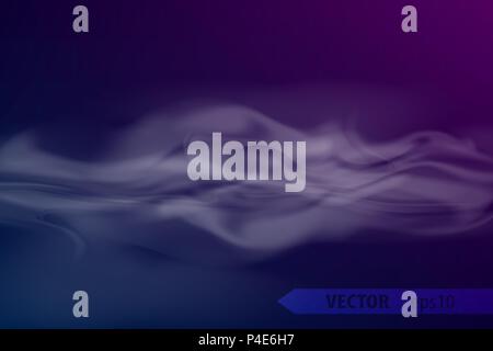 Aurora borealis nördlichen Polarlichter. Flüssige dynamische Abstrakt Hintergrund. Vektor dunklen ultra violette Hintergrund design Illustration. Wave farbige Poster. Stock Vektor