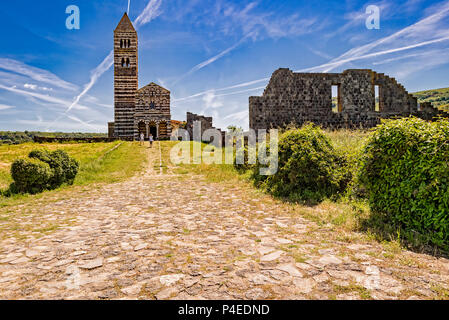 Italien Sardinien Sassari Basilika SS. Trinità di Saccragia XII. Stockfoto