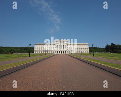 Parlament Gebäude (aka als Stormont) in Belfast, Großbritannien Stockfoto