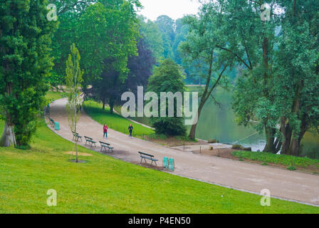 Parc des Buttes-Chaumont, Paris, Frankreich Stockfoto