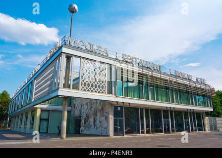 Cafe Restaurant Moskau, Karl Marx Allee, Berlin, Deutschland Stockfoto