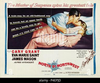 Original Film Titel: Norden durch Northwest. Englischer Titel: Norden durch Northwest. Regisseur: Alfred Hitchcock. Jahr: 1959. Credit: Metro-Goldwyn-Mayer (MGM)/Album Stockfoto