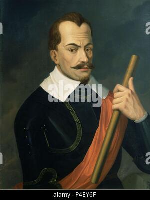 ALBRECHT VON WALLENSTEIN (1583/1634) - SIGLO XIX. Autor: Julius Schnorr von Carolsfeld (1794-1872). Stockfoto