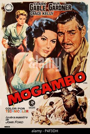 Original Film Titel: MOGAMBO. Englischer Titel: MOGAMBO. Regisseur: John Ford. Jahr: 1953. Credit: MGM /Album Stockfoto