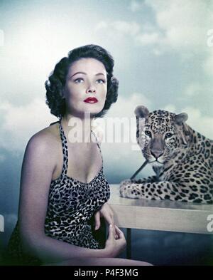 Stars: GENE TIERNEY. Stockfoto