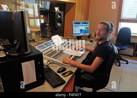 Kroatische katholische Radio in diesem Jahr feierten 20 Jahre Rundfunk in Zagreb, Kroatien am 29. Mai 2016. Stockfoto