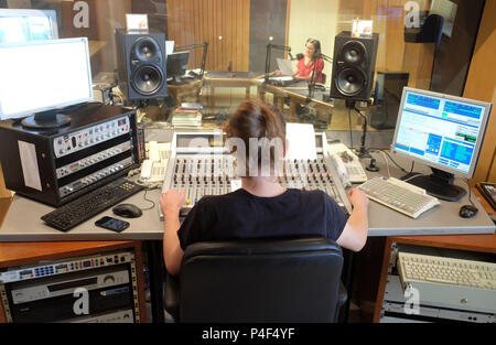 Kroatische katholische Radio in diesem Jahr feierten 20 Jahre Rundfunk in Zagreb, Kroatien am 29. Mai 2016. Stockfoto