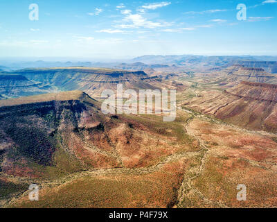 Grootberg Canyon im Norden Namibias im Januar 2018 getroffen Stockfoto