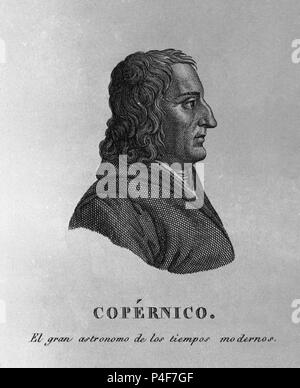 NICOLAS COPERNICO (1473-1543). Lage: Biblioteca Nacional - COLECCION, MADRID, SPANIEN. Stockfoto