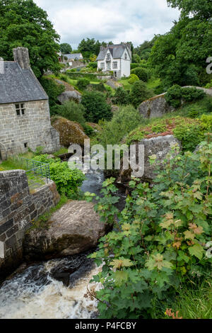 Le Chaos de Rochers, Huelgoat, Finistère, Bretagne, Frankreich Stockfoto