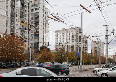 Sofia, Bulgarien, Fertighäuser Immobilien Stockfoto