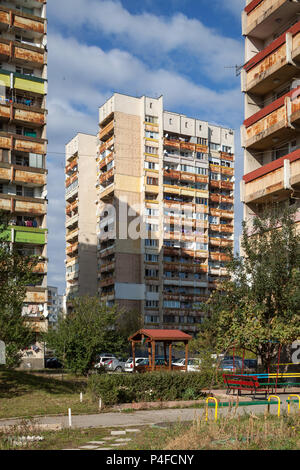 Sofia, Bulgarien, Fertighäuser Immobilien Stockfoto