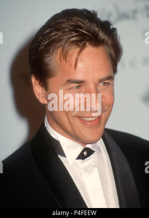 HOLLYWOOD, CA - 24. NOVEMBER: Schauspieler Don Johnson nimmt zweiten jährlichen amerikanischen Walt Disney Company's Lehrer Awards am 24. November 1991 im Pantages Theater in Hollywood, Kalifornien. Foto von Barry King/Alamy Stock Foto Stockfoto