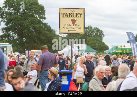 19 & 20. Juni 2018 - Die Cheshire Showground bei Clay House Farm Flittogate Lane, Knutsford bewirtete die 2018 Royal Cheshire County. Die Show ist ab Stockfoto