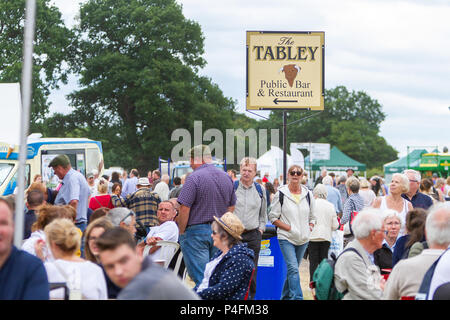 19 & 20. Juni 2018 - Die Cheshire Showground bei Clay House Farm Flittogate Lane, Knutsford bewirtete die 2018 Royal Cheshire County. Die Show ist ab Stockfoto