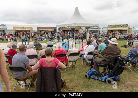 19 & 20. Juni 2018 - Die Cheshire Showground bei Clay House Farm Flittogate Lane, Knutsford bewirtete die 2018 Royal Cheshire County. Die Show ist ab Stockfoto