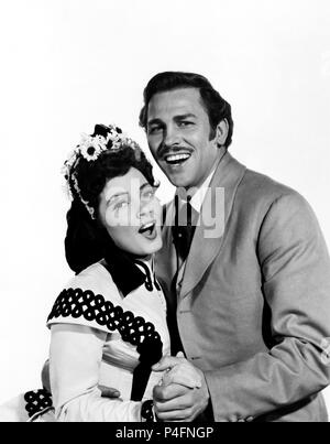 Original Film Titel: SHOW BOAT. Englischer Titel: SHOW BOAT. Film Regie: George SIDNEY. Jahr: 1951. Stars: KATHRYN GRAYSON; Howard Keel. Credit: M.G.M/Album Stockfoto