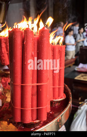 Longshan, Tempel Longshan Tempel, buddhistische, Buddhismus, Taipei, Taipei City, Taiwan, Stadt, Insel, Republik China, ROC, China, Chinesisch, Taiwanesisch, Asien, Asiatisch, Stockfoto