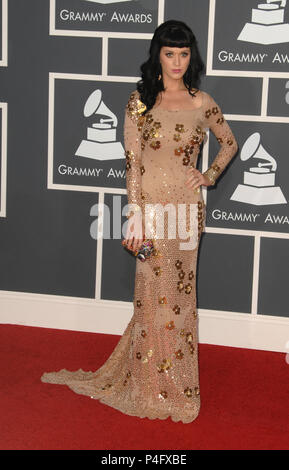 Katy Perry an der 52nd Grammy Awards Staples Center, Los Angeles, CA, USA, 31. Januar 2010 © Digital/MediaPunch Stockfoto