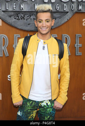 Juni 12, 2018 - Los Angeles, Kalifornien, USA - 12. Juni 2018 - Los Angeles, Kalifornien - Frankie Grande. ''Jurassic Welt: Gefallene Königreich" Los Angeles Premiere statt an der Walt Disney Concert Hall. Photo Credit: F. Sadou/AdMedia (Credit Bild: © F. Sadou/AdMedia über ZUMA Draht) Stockfoto