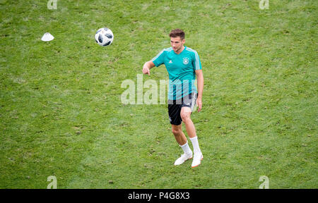 Sochi, Russland. 22. Juni, 2018. Leon Goretzka (Deutschland) GES/fussball/Wm 2018 Russland: DFB-Finale training, Sotschi, 22.06.2018 GES/fussball/fussball/Wm 2018 Russland: Praxis, Sotschi, Juni 22, 2018 | Verwendung der weltweiten Kredit: dpa/Alamy leben Nachrichten Stockfoto