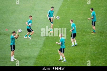 Sochi, Russland. 22. Juni, 2018. GES/fussball/Wm 2018 Russland: DFB-Finale training, Sotschi, 22.06.2018 GES/fussball/fussball/Wm 2018 Russland: Praxis, Sotschi, Juni 22, 2018 | Verwendung der weltweiten Kredit: dpa/Alamy leben Nachrichten Stockfoto