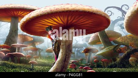 Alice im Wunderland essbare Kuchendekoration auf Kuchen International