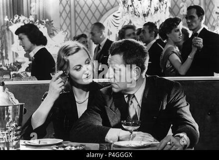 Original Film Titel: LA MINUTE DE VERITE. Englischer Titel: MOMENT DER WAHRHEIT. Regisseur: Jean Delannoy. Jahr: 1952. Stars: Jean Gabin, Michèle Morgan. Credit: FRANCO LONDON FILME/Album Stockfoto