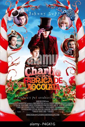 Original Filmtitel: Charlie und die Schokoladenfabrik. Englischer Titel: Charlie und die Schokoladenfabrik. Regisseur: Tim Burton. Jahr: 2005. Quelle: WARNER BROS. /Album Stockfoto