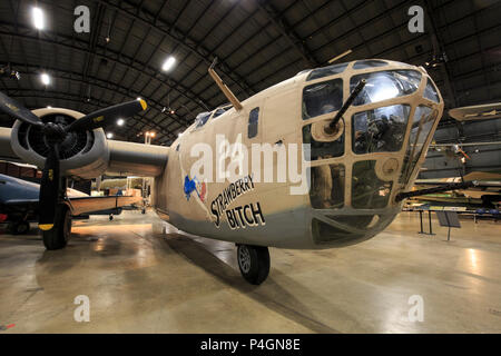 Consolidated B-24 D Liberator amerikanische Welt Krieg 2 Bomber. Stockfoto