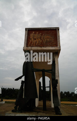 Architektur arch Tür ohne Rückkehr in Ouidah, Benin Stockfoto