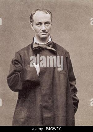 CHARLES BAUDELAIRE (1821-1867). Stockfoto