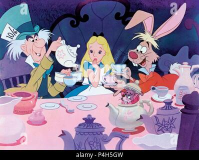 Original Film Titel: Alice im Wunderland. Englischer Titel: Alice im Wunderland. Film Regie: CLYDE GERONIMI, WILFRED JACKSON, HAMILTON LUSKE. Jahr: 1951. Quelle: WALT DISNEY PICTURES/Album Stockfoto