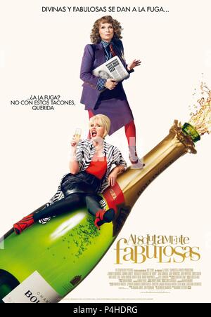 Original Film Titel: Absolut fantastisch: DER FILM. Englischer Titel: Absolut fantastisch: DER FILM. Regisseur: MANDIE FLETCHER. Jahr: 2016. Quelle: FOX SEARCHLIGHT BILDER / Album Stockfoto