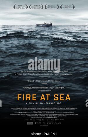 Original Film Titel: FUOCOAMMARE. Englischer Titel: Feuer auf See. Regisseur: GIANFRANCO ROSI. Jahr: 2016. Credit: STEMAL ENT/21 UNOFILM/CINECITTA LUCE/RAI CINEMA/ICI/Album Stockfoto