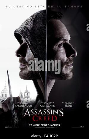 Original Film Titel: "Assassin's Creed". Englischer Titel: "Assassin's Creed". Regisseur: JUSTIN KURZEL. Jahr: 2016. Quelle: 20th Century Fox/REGENCY ENT/UBISOFT BEWEGUNG/DMC/HONGKONG AL/Album Stockfoto