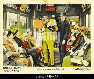 Original Film Titel: heißes Wasser. Englischer Titel: heißes Wasser. Regisseur: FRED NEWMEYER. Jahr: 1924. Stars: Harold Lloyd. Credit: PATHE/Album Stockfoto