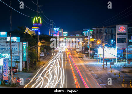 Leichte Wanderwege in Davao City Stockfoto