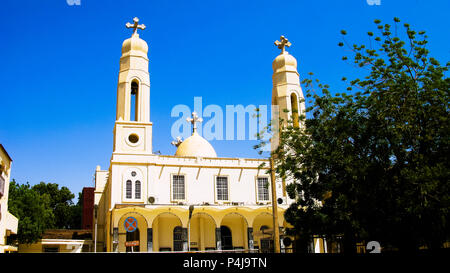 Außenansicht der koptisch-orthodoxen Kirche in Khartum, Sudan Stockfoto