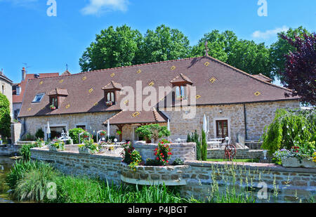 Le Clos de la Vouge, hotel restaurant, Vougeot, Cote d oder, Burgund, Frankreich Stockfoto