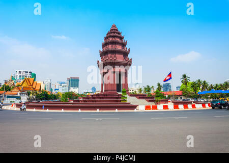 Die Independence Monument oder vimean Ekareach in Phnom Penh, der Hauptstadt von Kambodscha Stockfoto