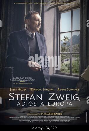 Original Film Titel: STEFAN ZWEIG: ABSCHIED VON EUROPA. Englischer Titel: STEFAN ZWEIG: ABSCHIED VON EUROPA. Regisseur: Maria Schrader. Jahr: 2016. Quelle: X-Filme Creative Pool, Idéale Publikum, Maha Productions, Tun/Album Stockfoto