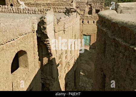 Al Hamra historische Stadt im Oman, Asien, Arabische Halbinsel Stockfoto