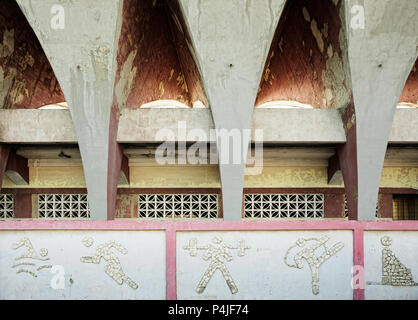 Detail Jose Marti Stadion in Havanna. Kuba Stockfoto