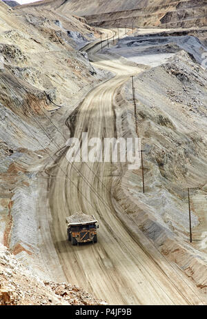 Ausgrabung Tagebau Kennecott, Kupfer, Gold und Silber Betrieb außerhalb Salt Lake City Stockfoto